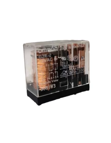 Omron g2r2ac12 relé vertical 2 sin contactos, 5 a//250 vac